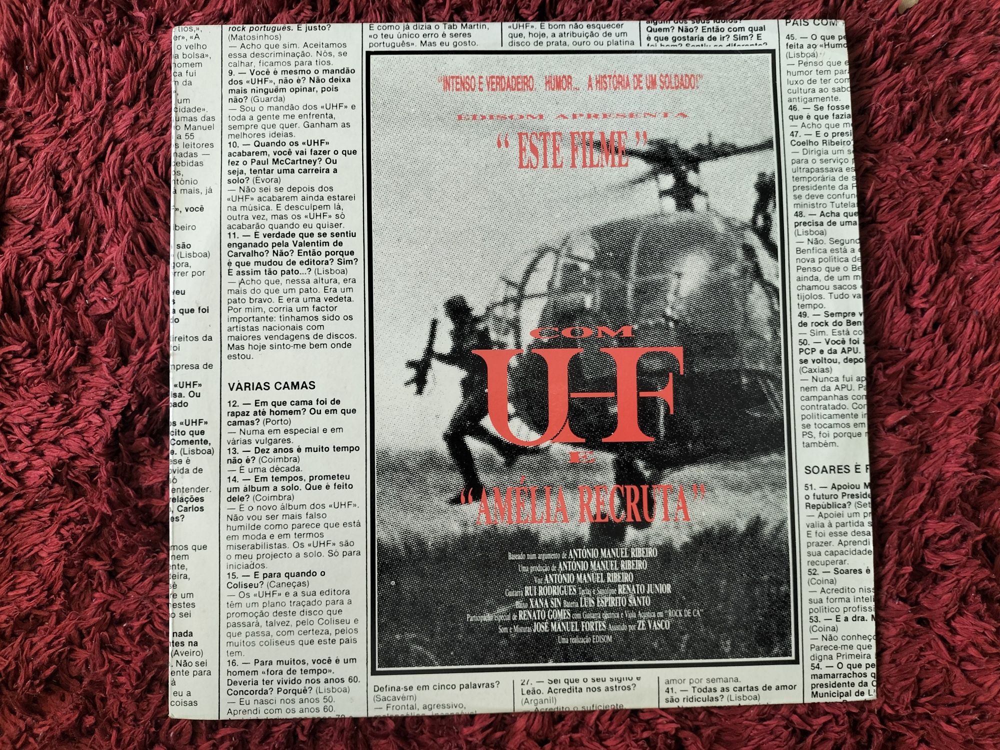 UHF lp de vinil maxi rock português