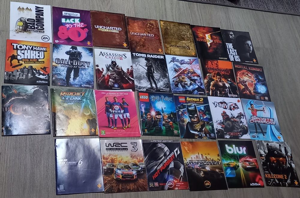 Manuais PS3, PS2, PSP e Xbox 360