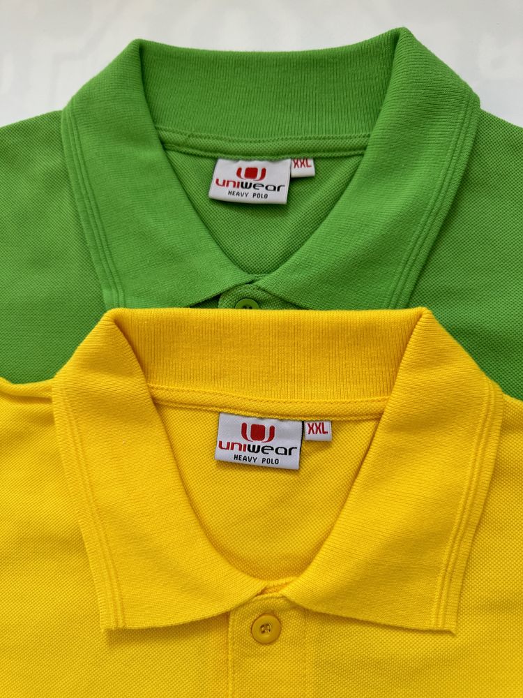 Nowe dwie koszulki meskie zolta zielona XXL
