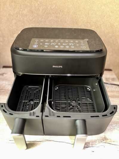 Мультипіч Philips Ovi Dual Basket AirFryer NA351/00 9L