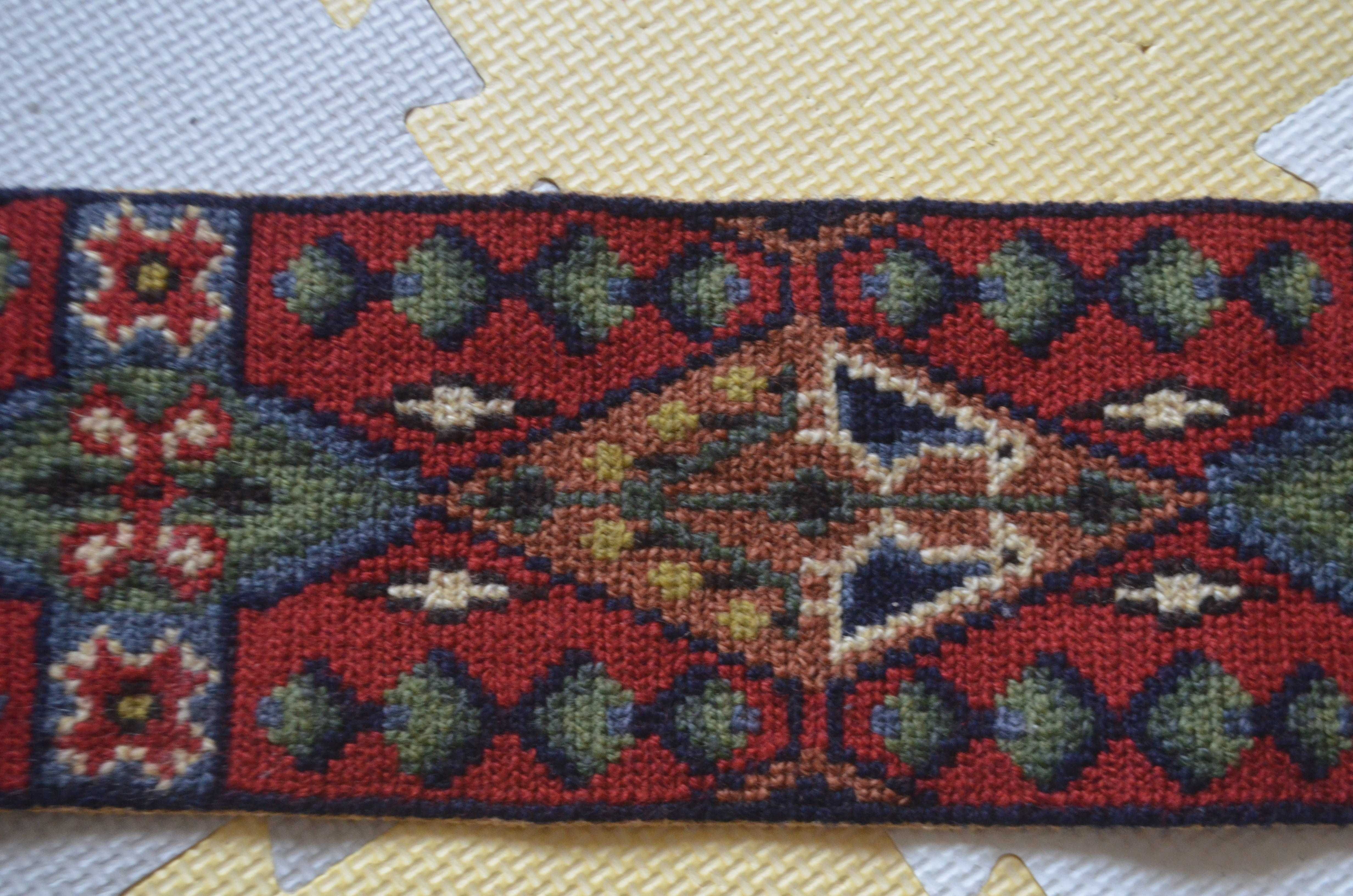 makata kilim ścienny ręczne wykonanie 73 x 13,5 cm