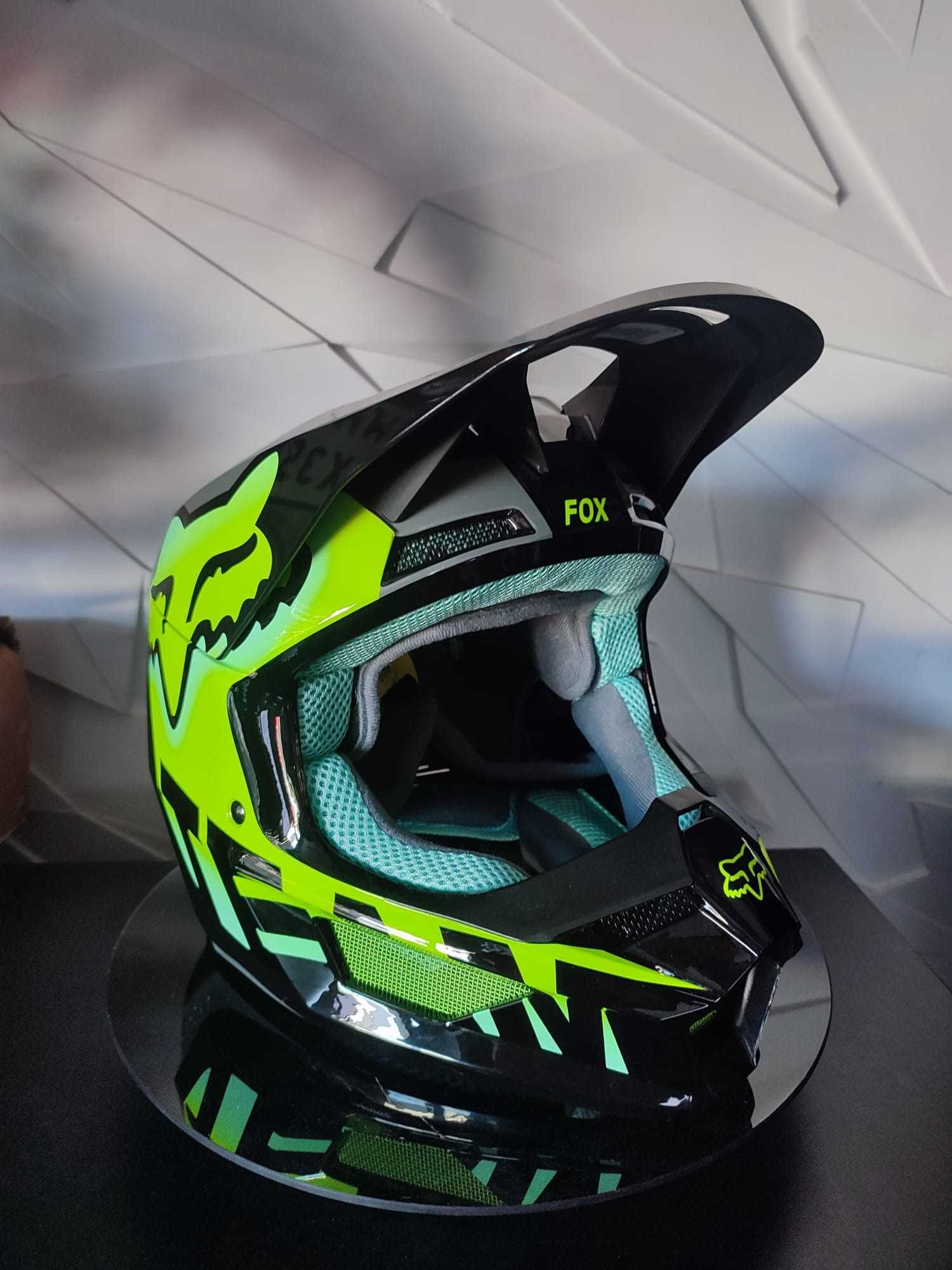 Kask cross FOX V1 TRICE 'M wypożyczalnia odzieży moto!