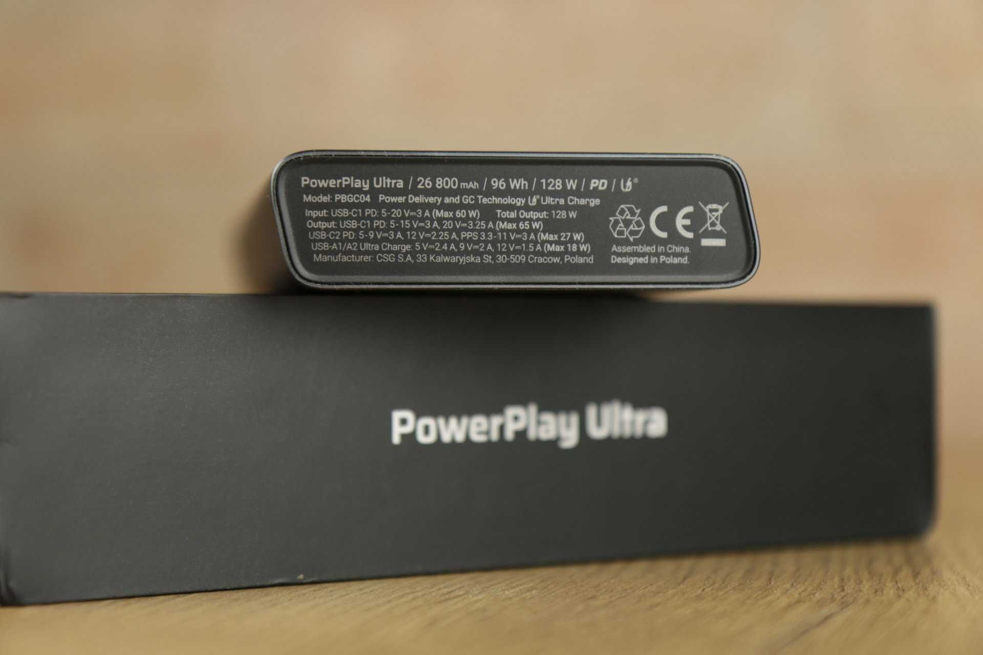 GREEN CELL PowerPlay Ultra 26800 mAh 128w павербанк для ноутбука