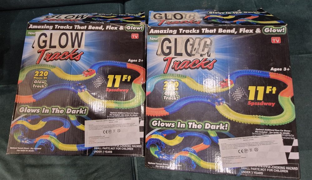 Tor samochodowy świecący Glow Tracks