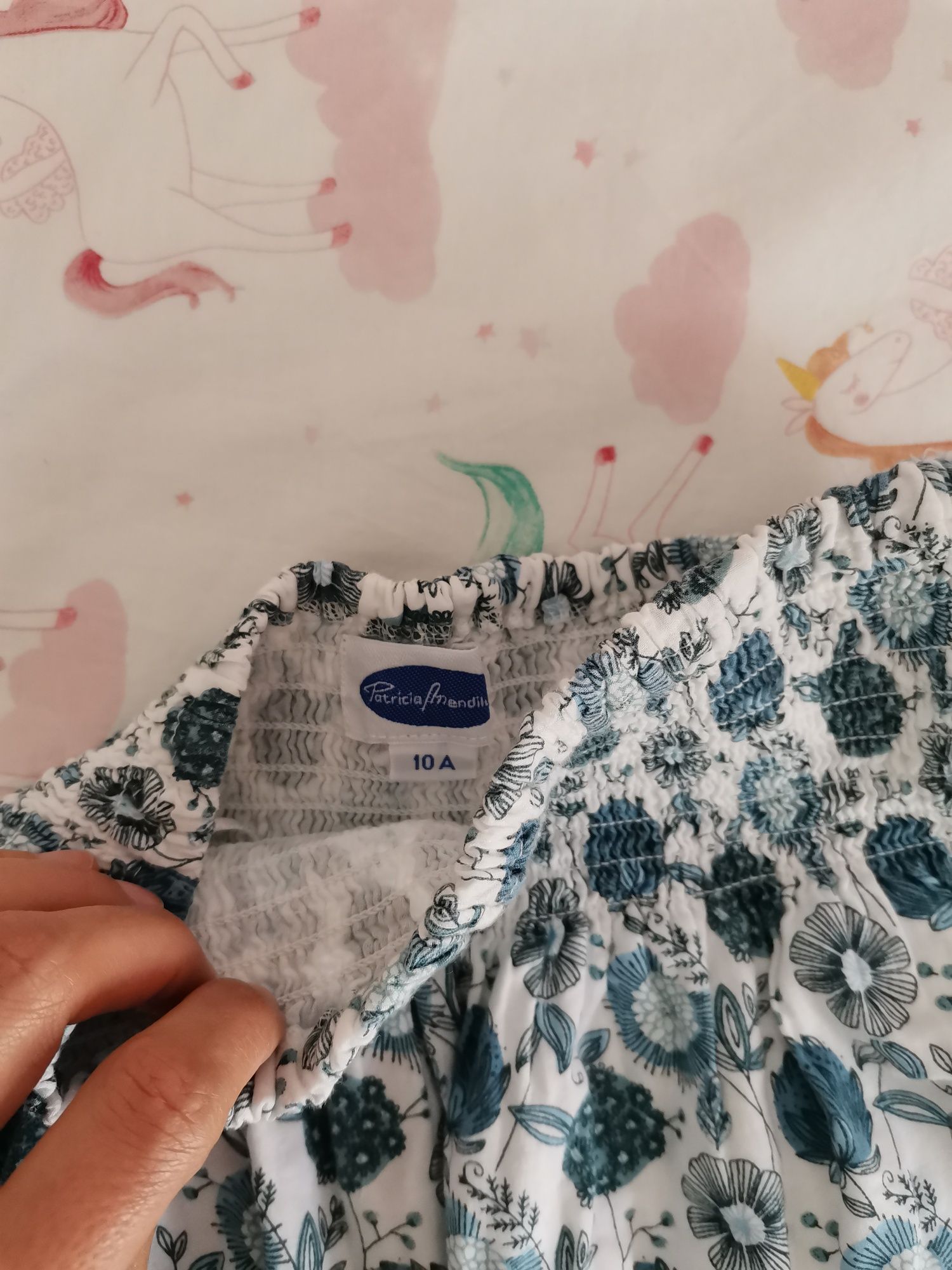 Saia forrada com cintura elástica