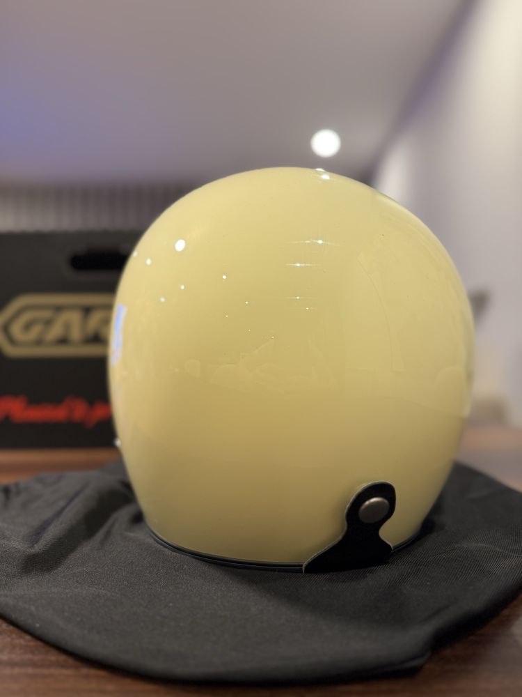 VENDO - Capacete aberto vintage (bege)