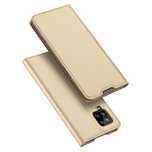 DUX DUCIS Skin Pro kabura etui z klapką do Samsung Galaxy A42 5G złoty