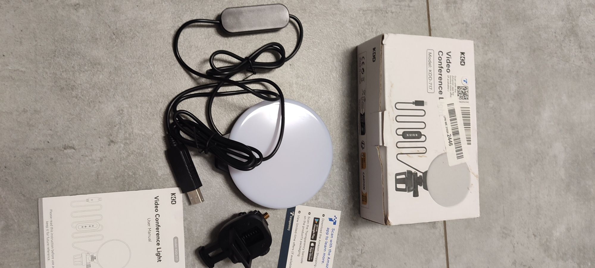 Lampa pierścieniowa na cały ekran, laptop Kdd-717 wideokonferencji