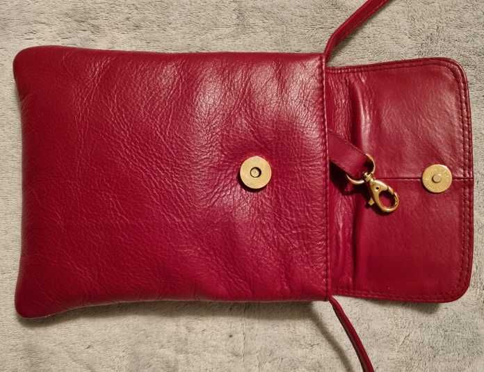 Torebka listonoszka skórzana Alpha Rear Leather 20 x16 cm