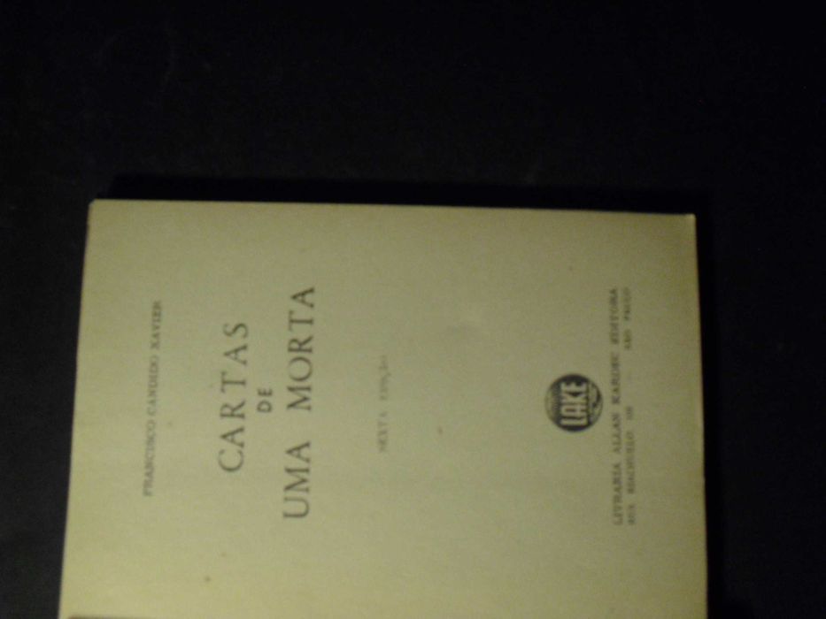 Xavier (Francisco Cãndido de);Cartas de uma Morta
