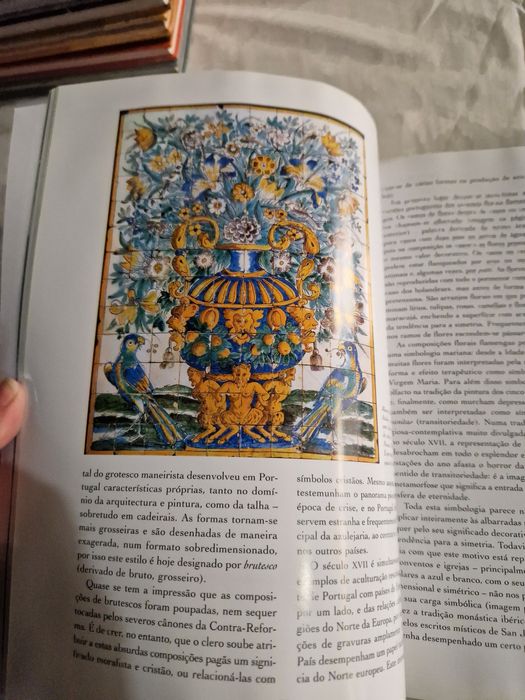 Livro sobre azulejos antigos