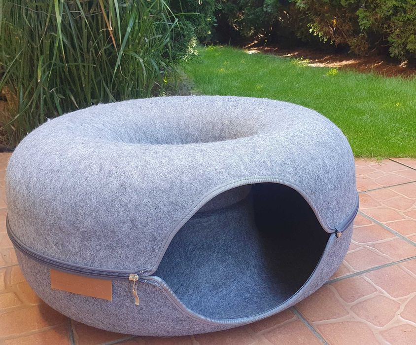Markowy Donut Tunel drapal dla kota leżanka domek DREAMTEAM