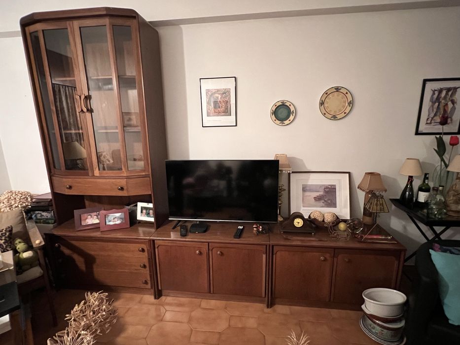 Movel de sala de estar castanho