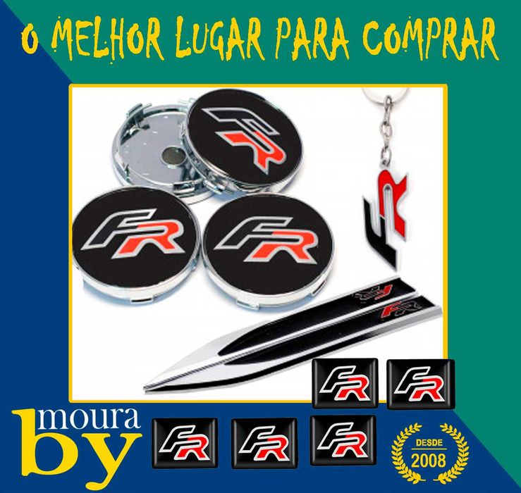 Decoração Seat FR Porta chaves  símbolos tarseiros e dianteiros