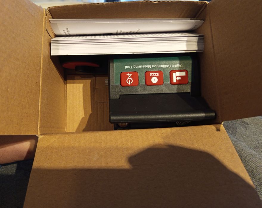 Medidor calibrador digital tubos/ madeira serra esquadria