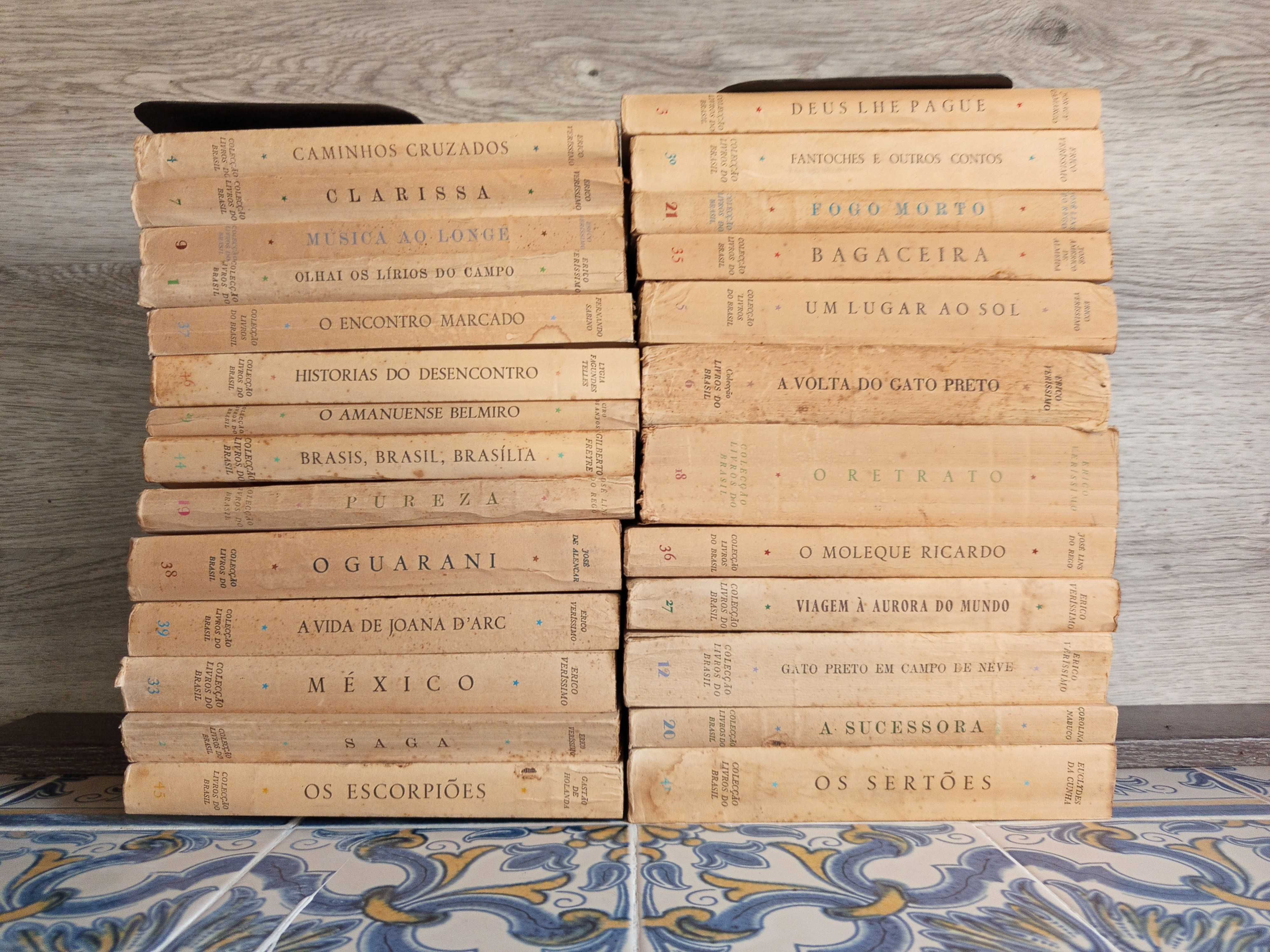 Colecção LIVROS DO BRASIL - 26 livros de autores brasileiros