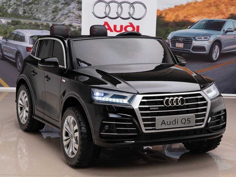 Auto samochód na akumulator AUDI Q5 dwuosobowe wyświetlacz LCD pojazd