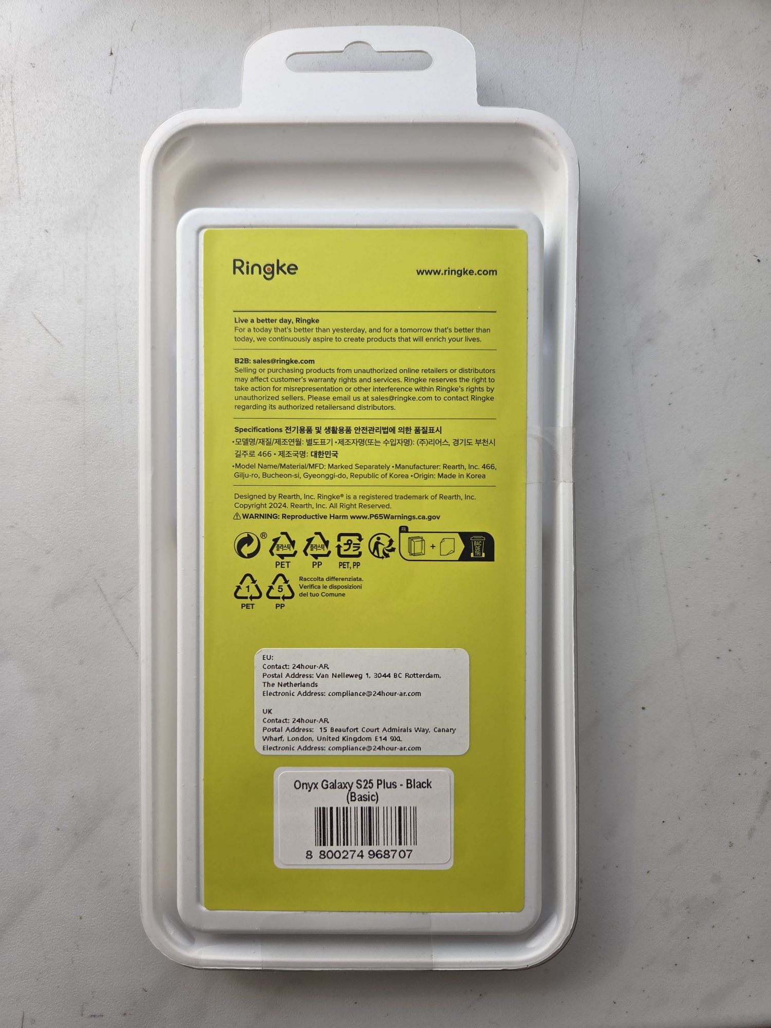 Чохол Ringke Fusion для Samsung Galaxy S25 plus