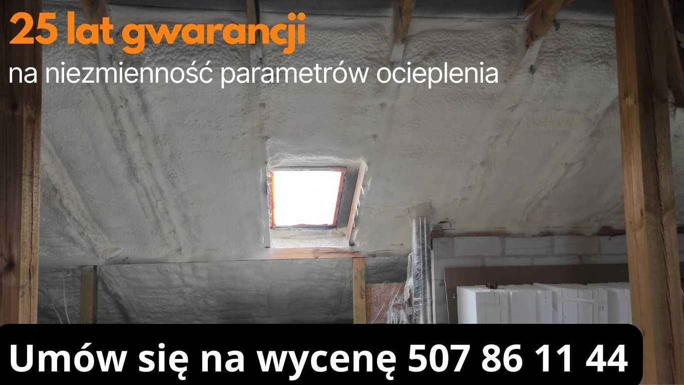 Ocieplanie celulozą, ocieplanie pianą, termowizja