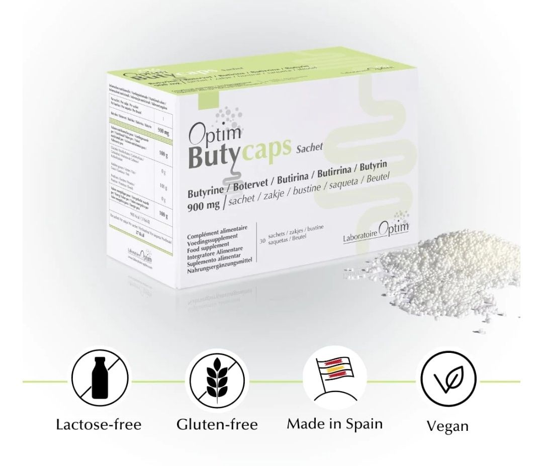 Butycaps - Tributyrin 900 mg – kwas masłowy 787 mg/sasz. – 30 saszetek