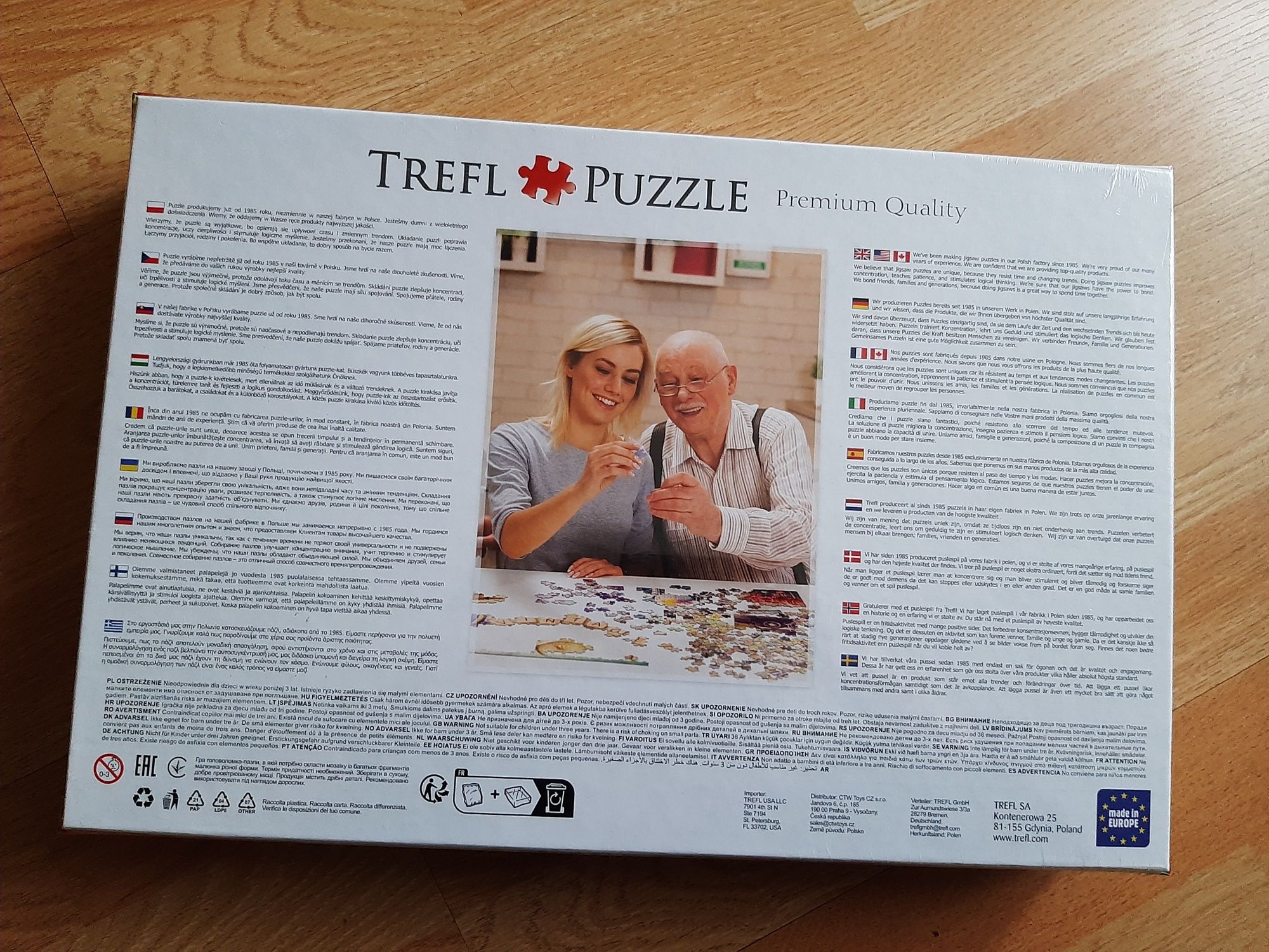 Trefl Puzzle 1500 - Dwa Tygrysy - Premium Quality - nowe, zafoliowane