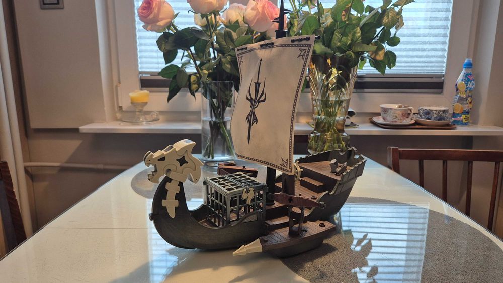 Zestaw figurek playmobil: Piracka odyseja - DWA STATKI i Piraci.