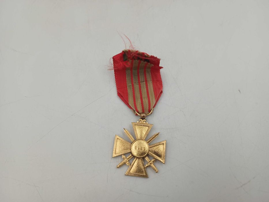 Francuski Krzyż Wojenny z gwiazdką medal odznaczenie