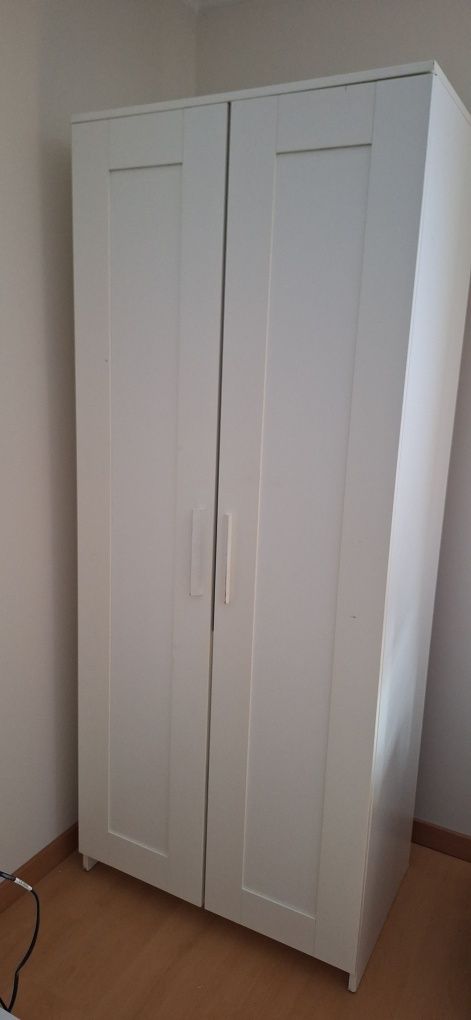 Roupeiro Branco Ikea - Brimnes - COMO NOVO