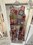 Sukienka maxi etno boho patchwork patchworkowa kolorowa L unikat