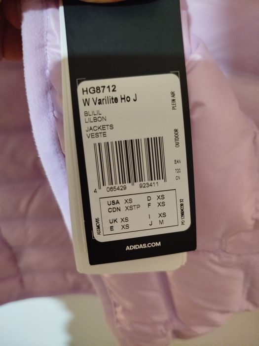 Жіноча пухова куртка Adidas розмір XS