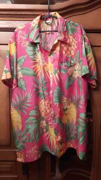Рубашка Гавайка King Kameha, большого размера, размер 2XL-3XL