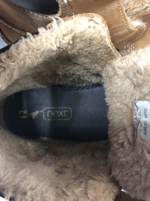 NEXT зимние ботинки на липучке.