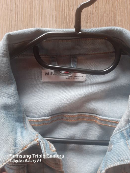 Kurtka jeansowa dziewczęca 146-152