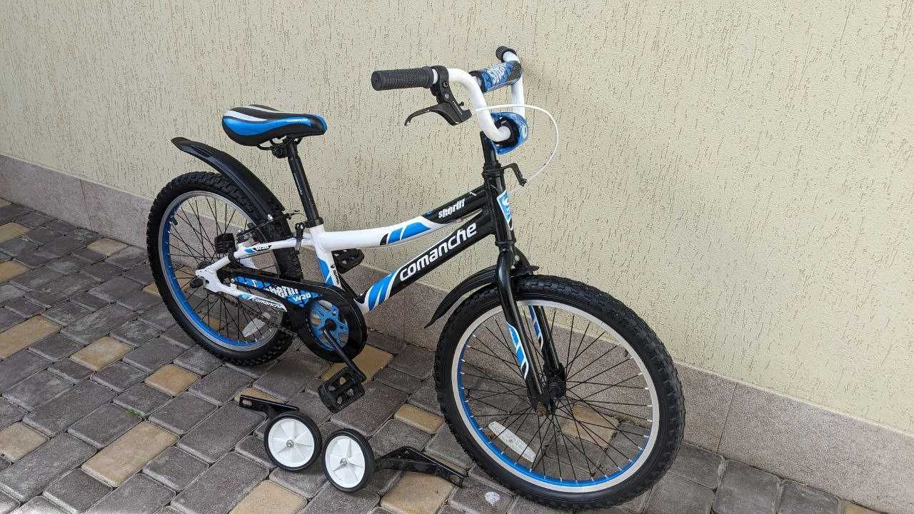 Велосипед Comanche Sheriff W20 9 чёрный-синий детский