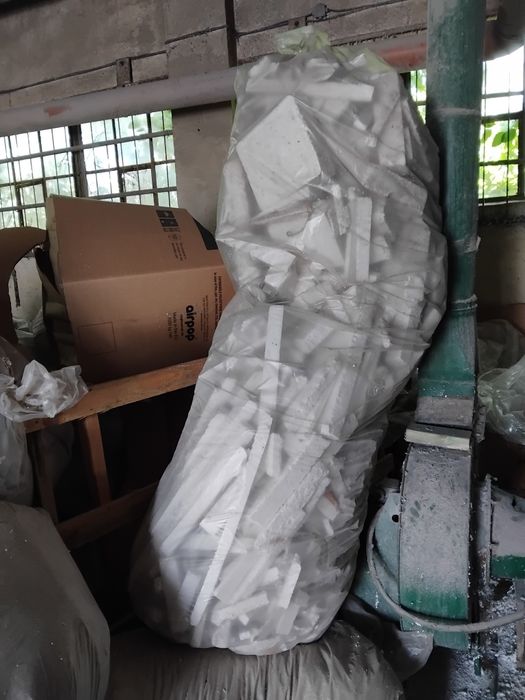 Granulat styropianowy styrodur GRATIS drobne kawałki styropianu TRANSP