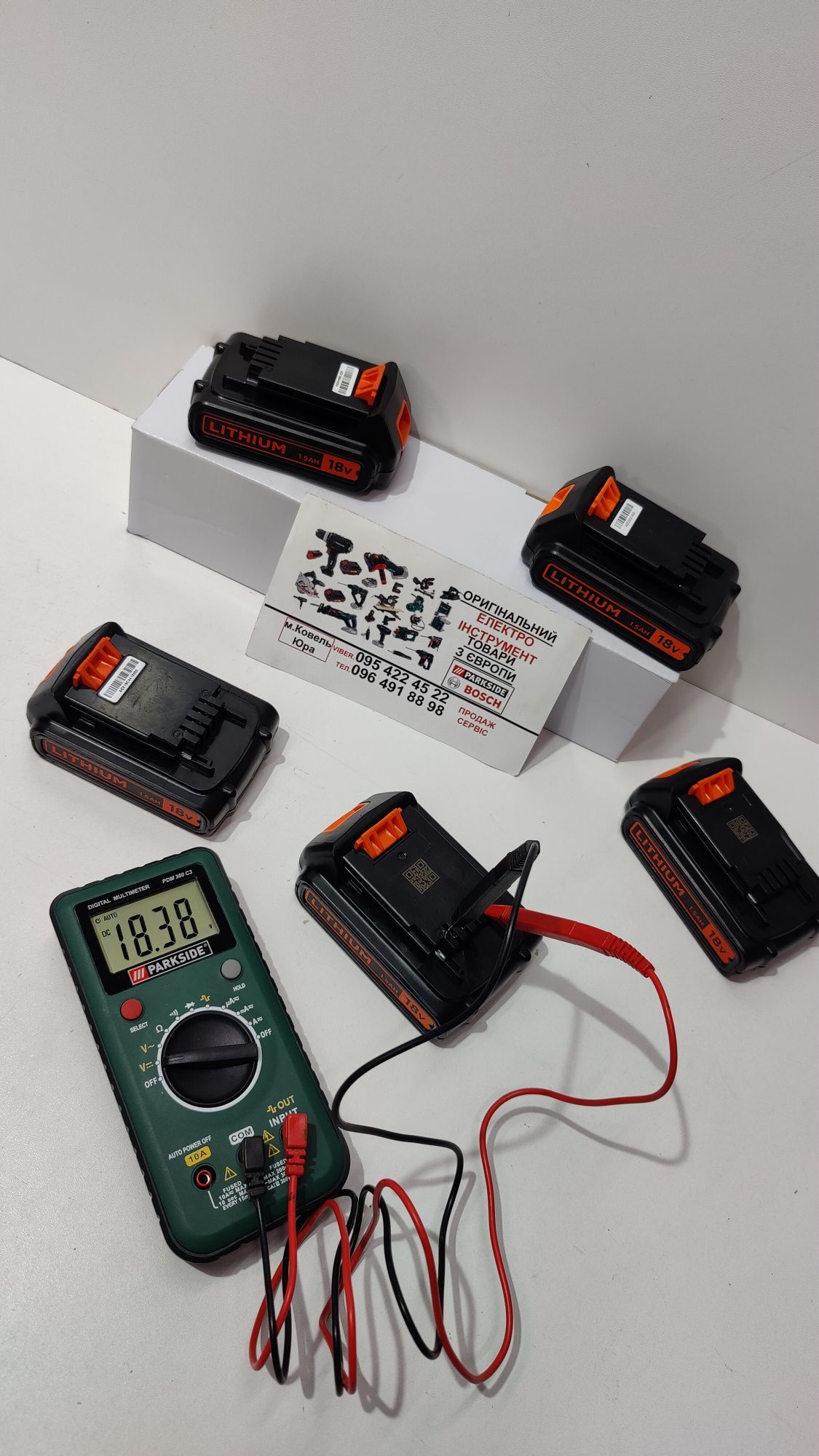 Оригінал акумулятор Black-Decker 18В 1.5А/BL 1518/батарея/аккумулятор