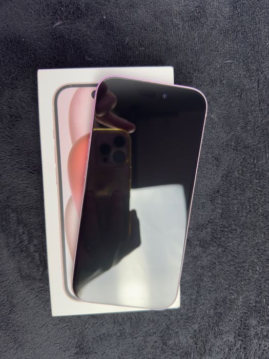 iPhone 15|Pink|100%|Super Stan|Pełen Zestaw