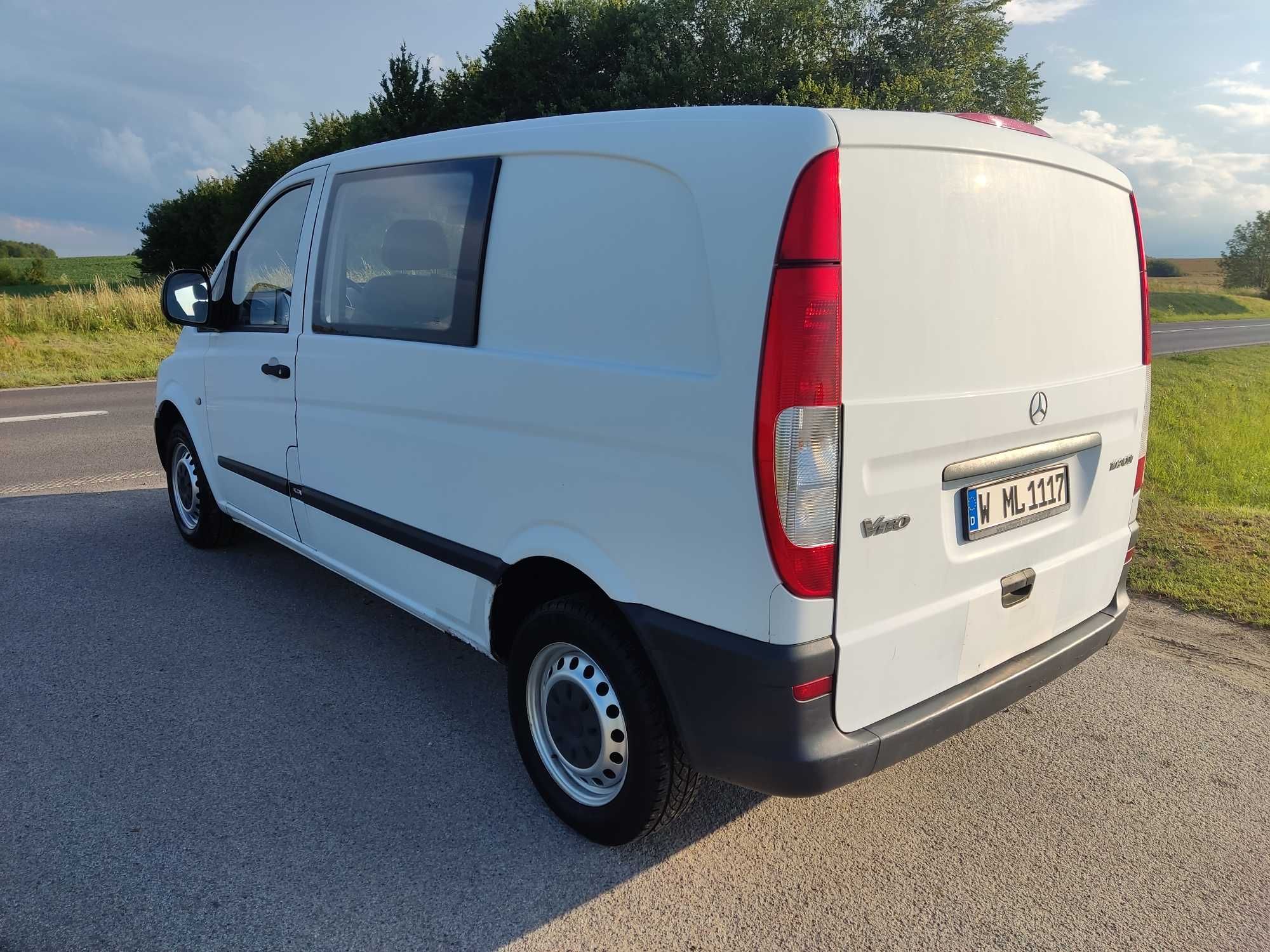 Mercedes Benz 109 CDI W639 VITO MIXTO 5osobowy DOKA brygadowka NIEMIEC