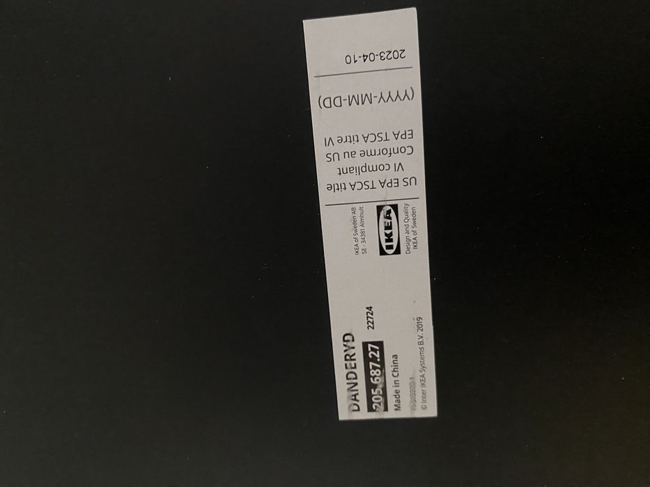 Mesa de jantar preta IKEA – NOVA, nunca usada!