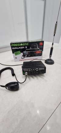 Radio CB President Walker II ASC + antena SIRO TITANUM 800 na gwarancj