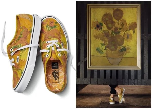 Вэнсы Кеды унисекс Vans Vincent Van Gogh Authentic Винсент Ван Гог36.5