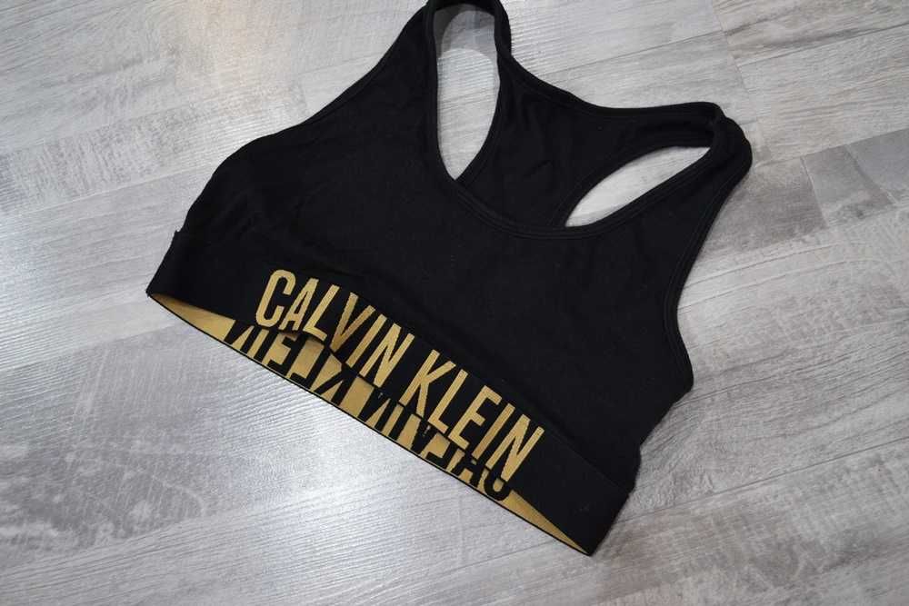 Calvin Klein top sporotwy biustonosz dziecko CK stanik góra crop top