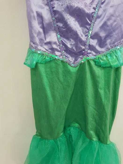 Sukienka przebranie Ariel Mała Syrenka 122 cm G038