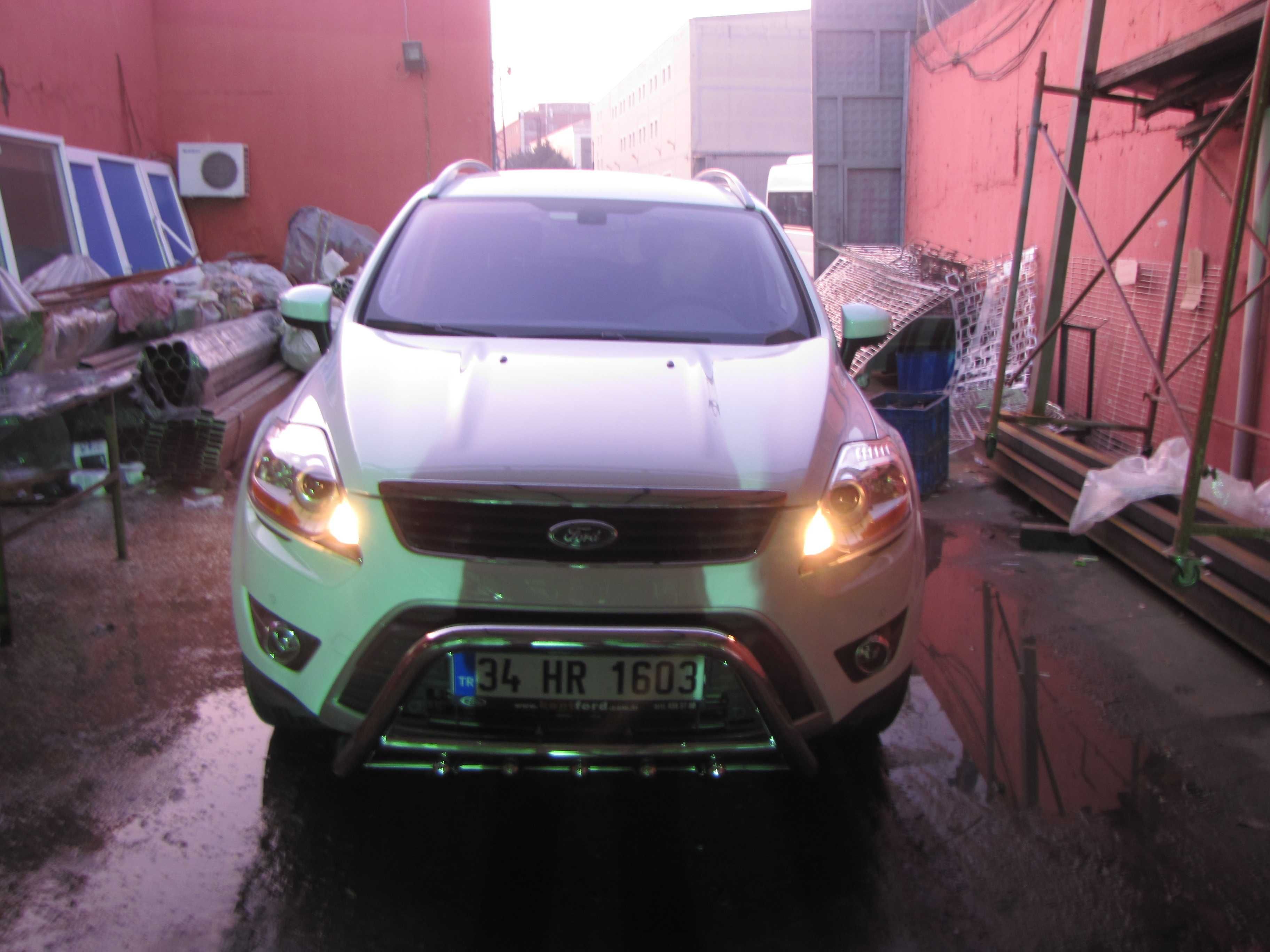 Пороги FORD KUGA 2008 + 2013 + 2017 +Труби Захист переднього бампера