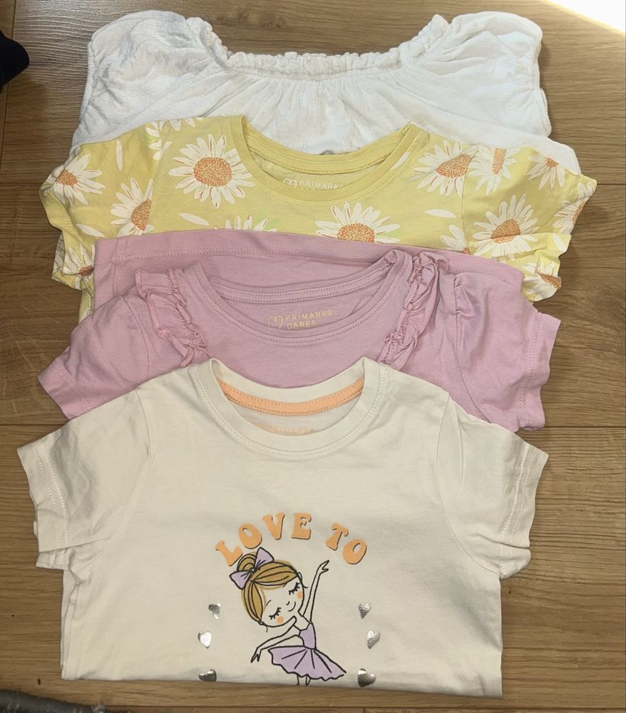 3x T-shirt Primark plus bluzka next