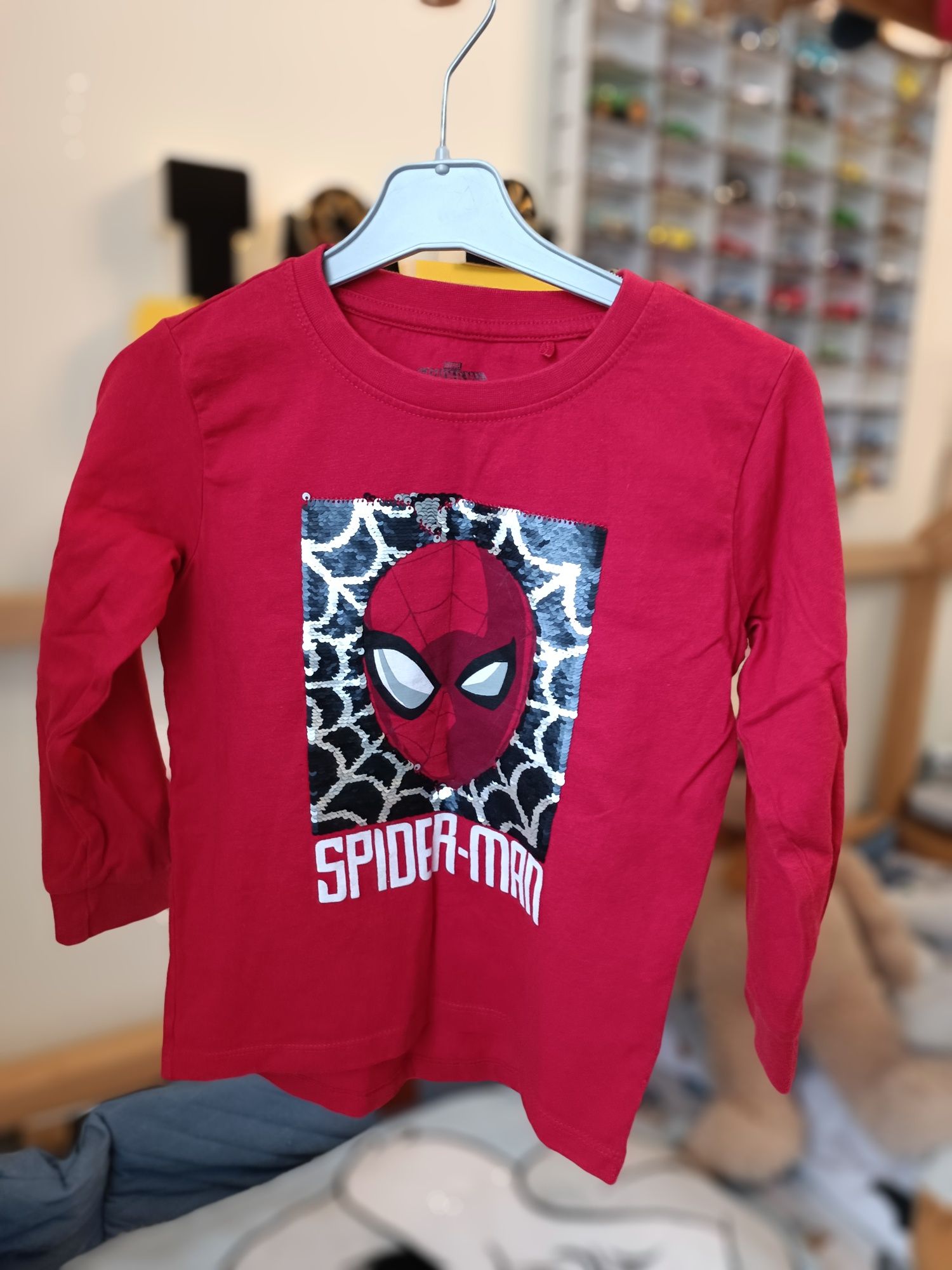 Bluzka z długim rękawem Spiderman, cool club , smyk, 110