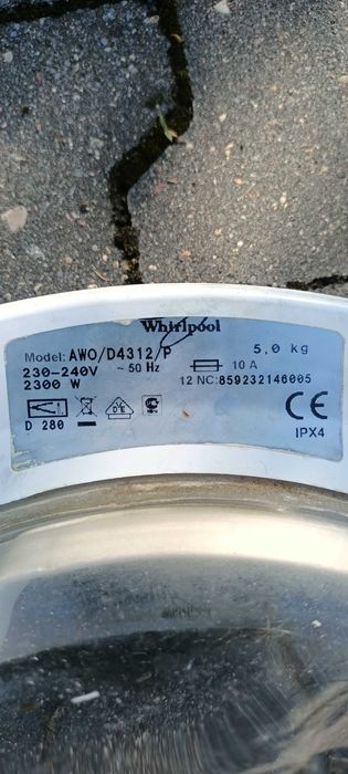 pralka whirlpool AWO/D4312/P silnik części