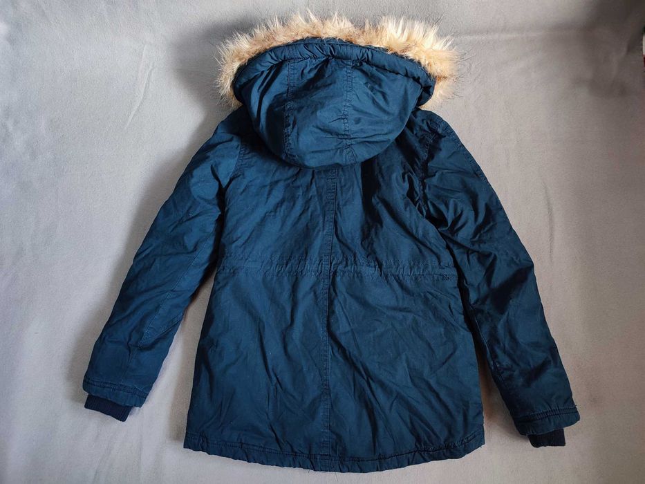 Парка детская, куртка на девочку, осень-зима, размер 8-10 лет, 134-140