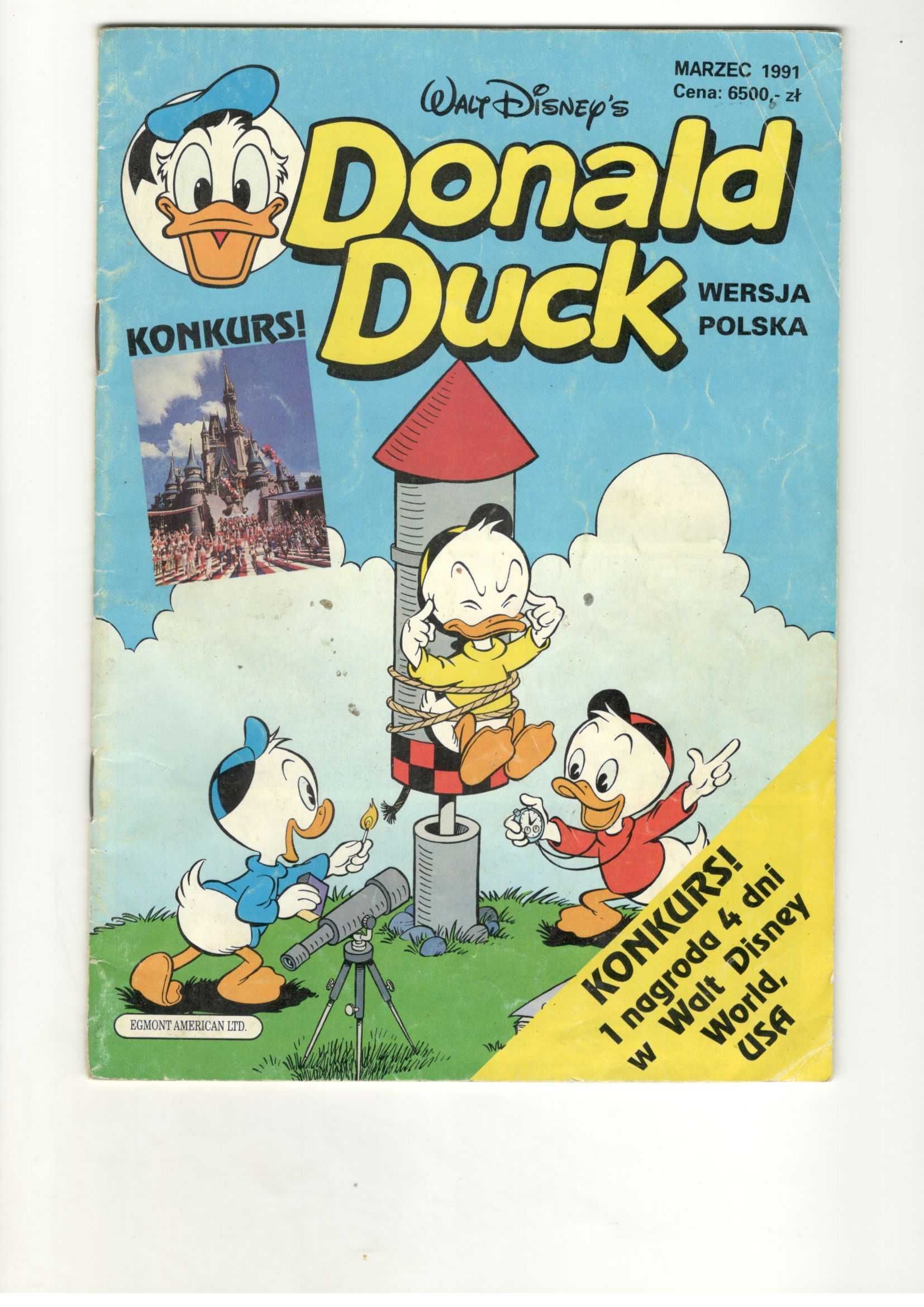 Komiksy Donald Duck MIckey Mouse lata 1990
