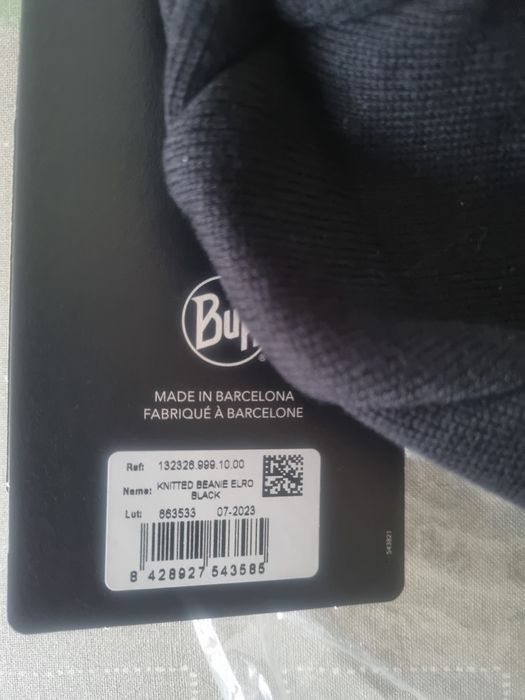Czapka Buff Kintted beanie elro black